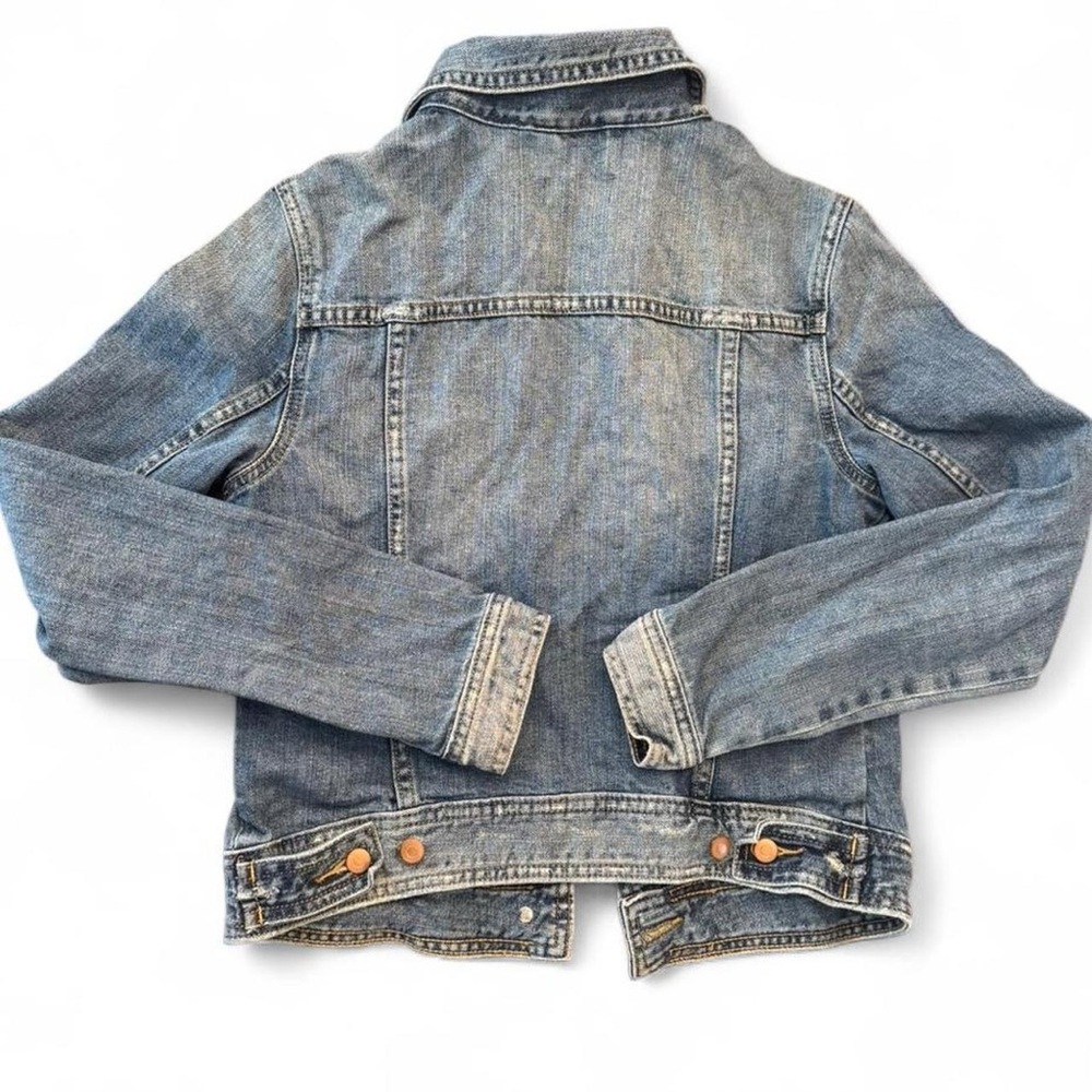 Gap 1969 Distressed Denim Jacket XS - Picture 2 of 6